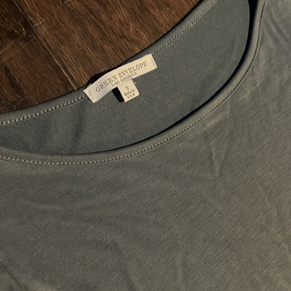 Green Envelope S half sleeve top - Picture 5 of 8